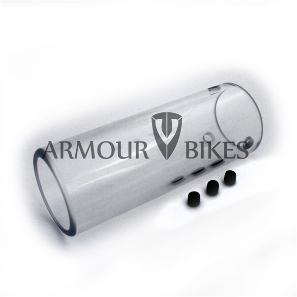 Armour bikes polycarbonate trans BMX peg sleeve