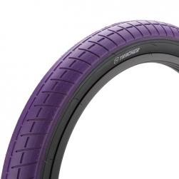 Mission Tracker 2.4 purple with back wall BMX tire