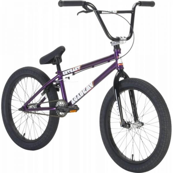 Academy Entrant 2021 19.5 Dark Purple with Polished BMX bike